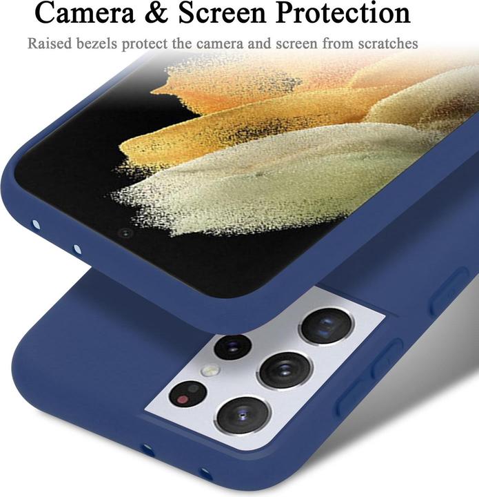 Actual product image Cadorabo TPU Liquid Silicone Case Cover (Samsung Galaxy S21 Ultra)