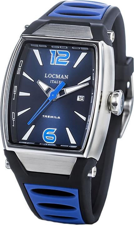 Image du produit Locman Italy Montre homme Tremila bleu Ref. 0552A (Montre analogique, 50 mm)