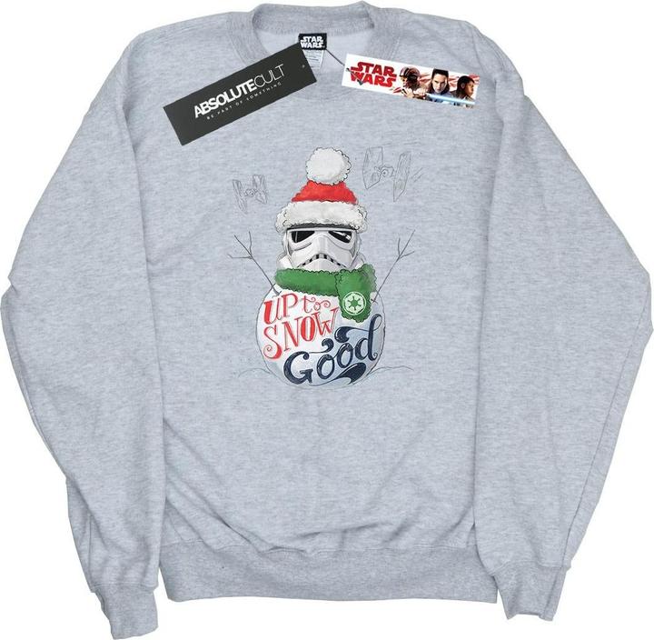 Star Wars Stormtrooper Up To Snow Good Sweatshirt (S)