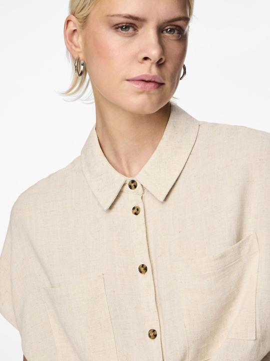 Produktbild Pieces PCVINSTY Bluse aus Leinengemisch (S)
