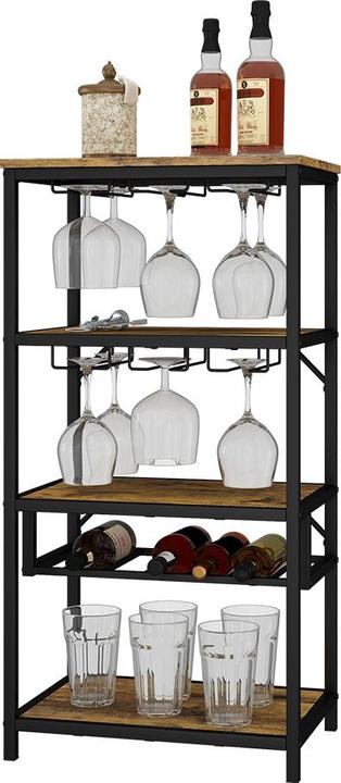 Image du produit Vichy Weinregal Vela, Eiche rustikal, mit Glashalter