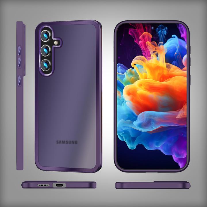 Immagine prodotto Nalia Copertura ibrida semitrasparente con cornice protettiva (Samsung Galaxy S24+)