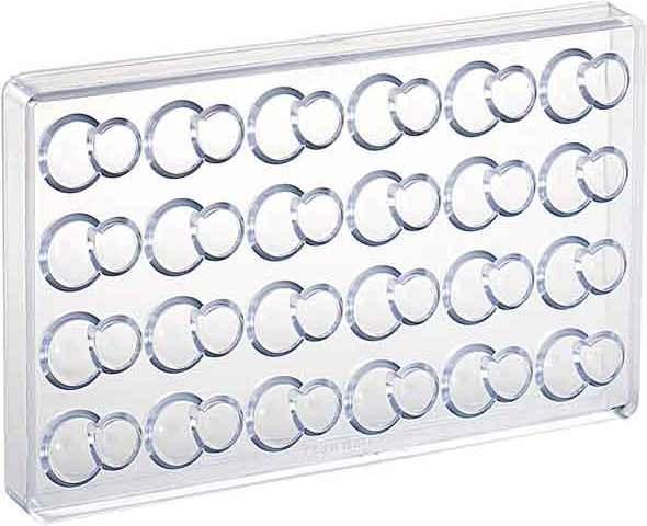 Actual product image Martellato Praline Mould Double Dome