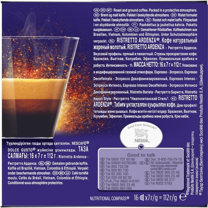 Image du produit Nescafé Dolce Gusto Ardenza (16 x Port.)
