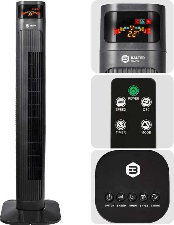 Image du produit Balter Ventilateur de tour VT-3, 98cm (43 dB)