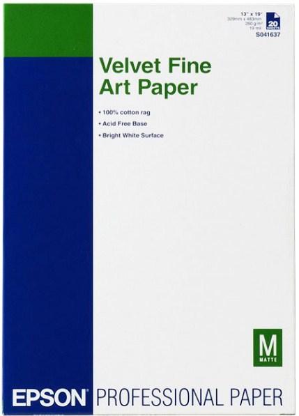 Epson Velvet Fine Art (260 g/m², 20 x, A3+)