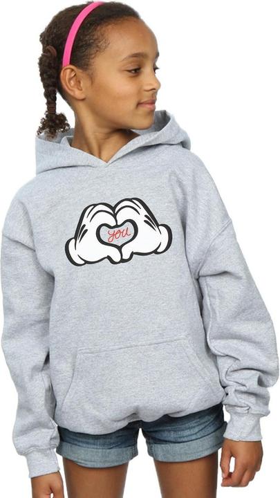 Produktbild Disney Mickey Mouse Loves You Kapuzenpullover Mädchen (152, 158)