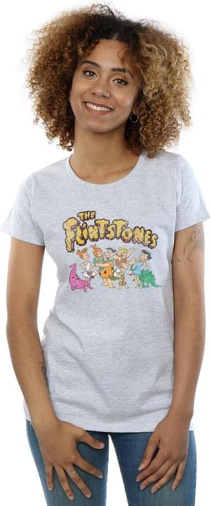 Immagine prodotto The Flintstones Group Distressed Maglietta Donna (S)