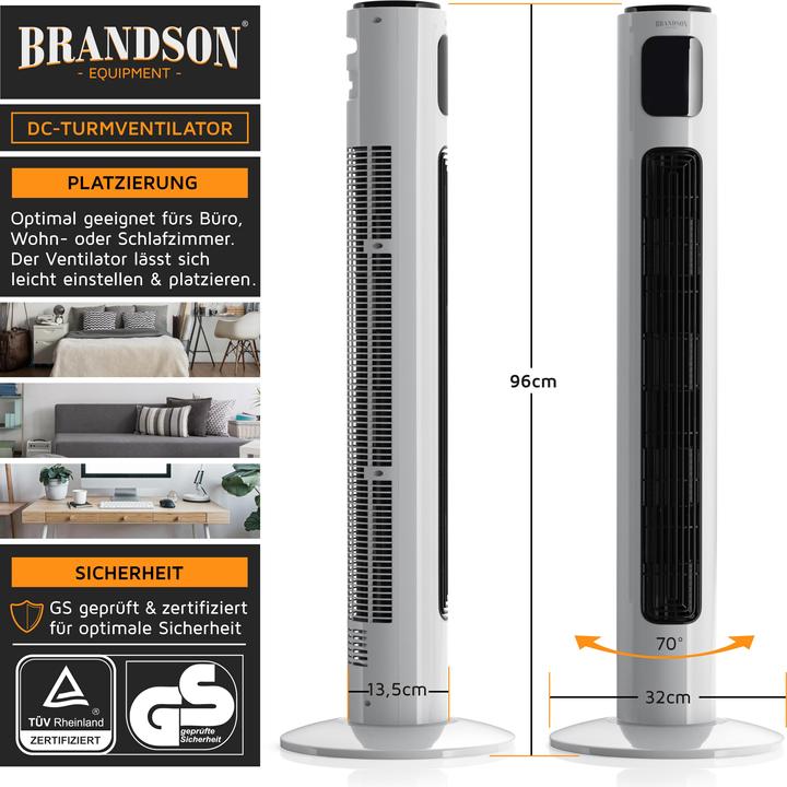 Produktbild Brandson Turmventilator (50 dB)