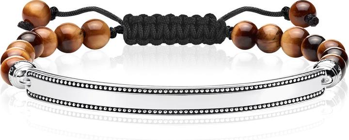 Actual product image Thomas Sabo Bracelet Brown (24 cm, Silver)