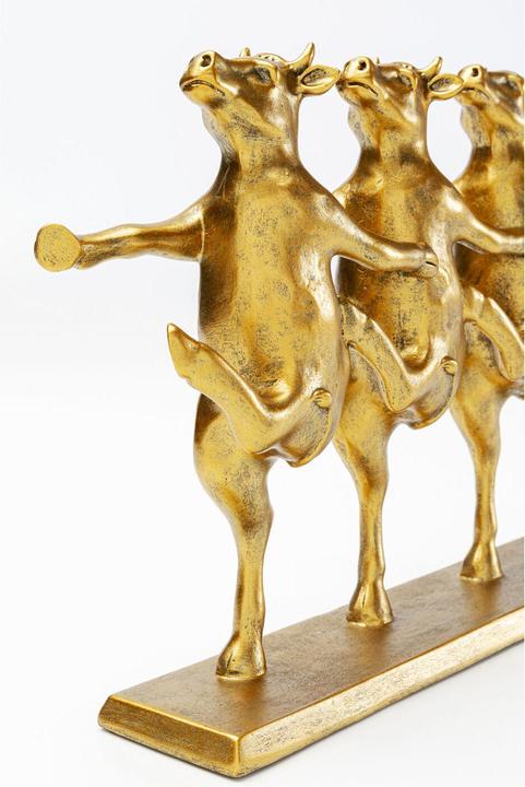 Immagine prodotto Kare Design Deko Figur Dancing Cows Gold 40cm