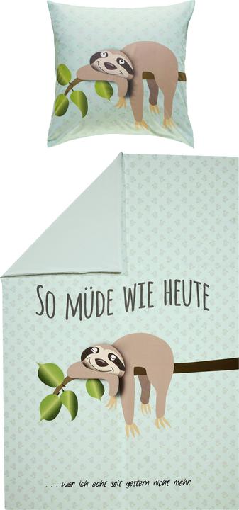 Produktbild Erwin Müller Wendebettwäsche "Faultier"