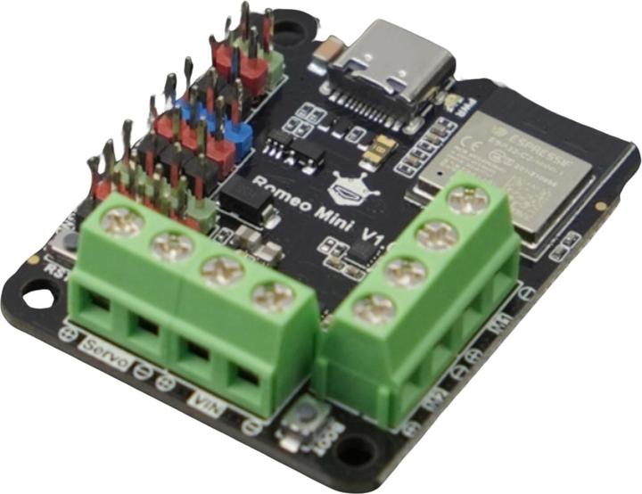 Actual product image DFRobot ESP32-C3 Romeo robot control board with motor driver