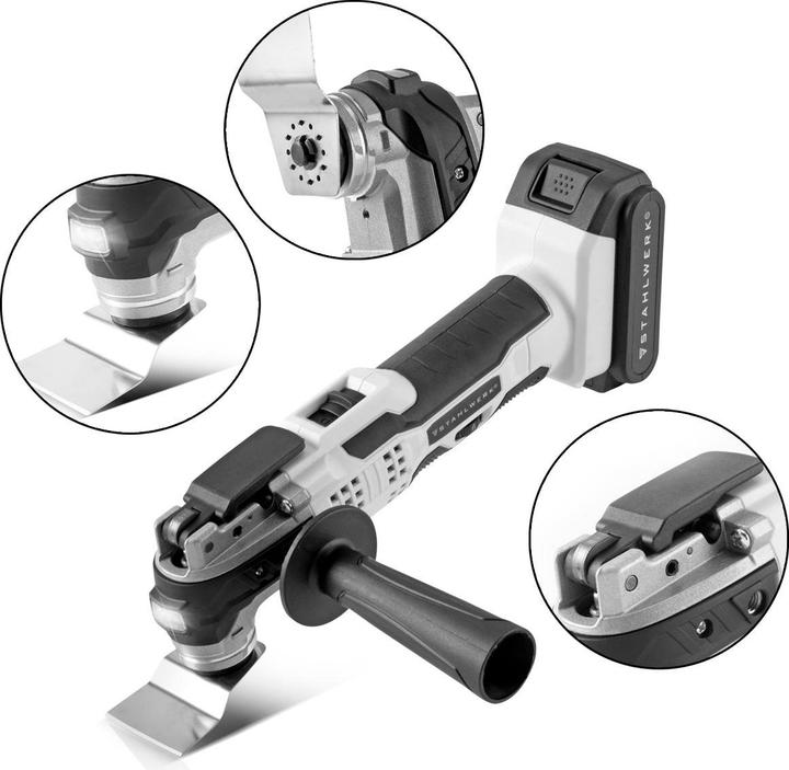 Produktbild Stahlwerk Oszillations Akku Deltaschleifer 900 W OMT-20 ST Brushless Multi-Tool