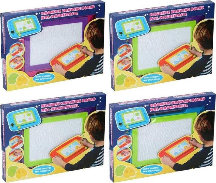 Immagine prodotto Eddy Toys Whirlpool Toys - Lavagna magnetica per bambini (arancione)