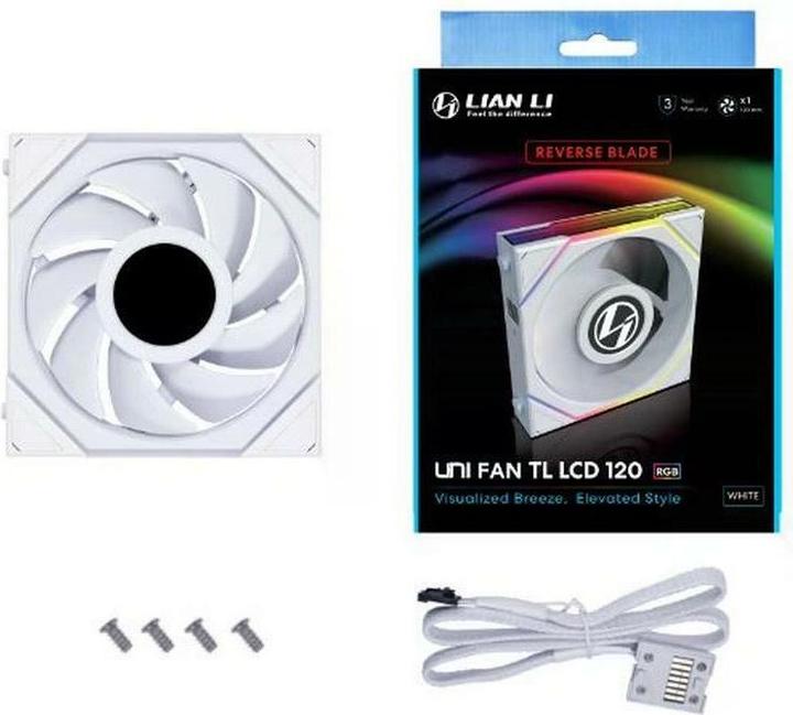 Image du produit Lian-Li UNI FAN TL LCD Reverse Blade (120 mm, 1 x)