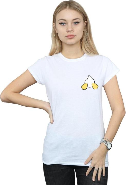 Immagine prodotto Disney Donald Duck Backside Breast Print Maglietta Donna (M)