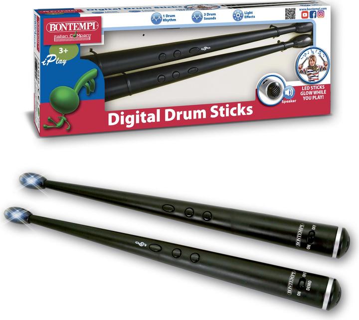 Image du produit Bontempi Baguette de batterie numérique (Multilingue)