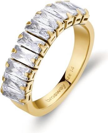 Brosway Desideri BEIA002 sparkling gold-plated ring with zircons - Circuit: 52 mm (52)