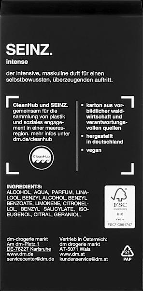 Produktbild dm Seinz. Intense (Eau de Toilette, 60 ml)