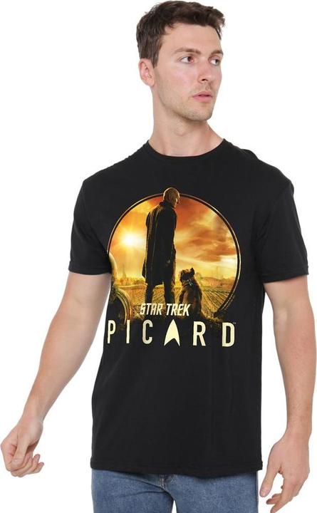 Actual product image Star Trek: Picard Mens A Man and His Dog T-Shirt (XL)