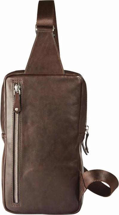 Image du produit Maverick brown lederen crossbody bruin