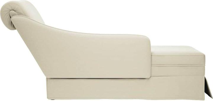 Immagine prodotto VidaXL Chaise longue con bolster e bracciolo destro in velluto crema
