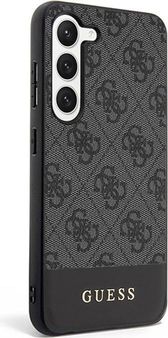 Productafbeelding Guess Hoesje voor S24+ S926 GUHCS24MG4GLGR hardcase 4G Stripe Collection zwart (Samsung Galaxy S24+)
