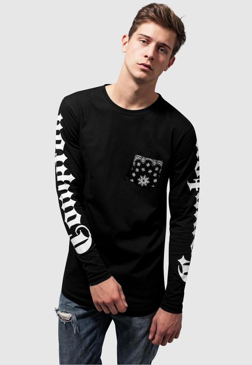 Actual product image Mister Tee Compton Pocket Bandana Longsleeve (XS)