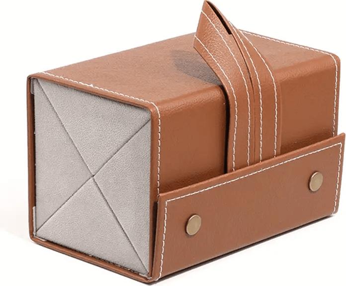 Only-Bags.Store Premium-Sonnenbrillen-Aufbewahrungs-Organizer, Brillen-Klapp-Reiseetui, hängende Display-Stütze