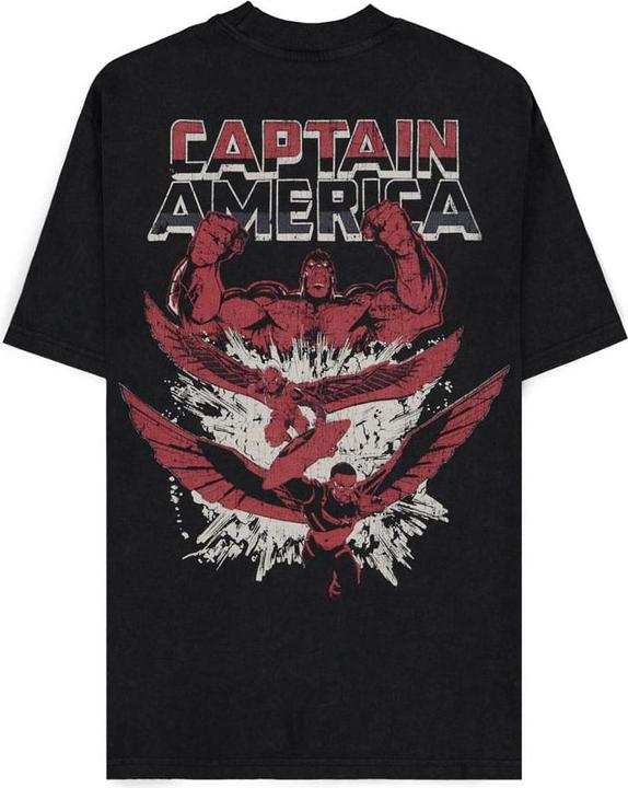 Immagine prodotto Difuzed Captain America - 3 Heroes - T-shirt a maniche corte da uomo - XL (XL)