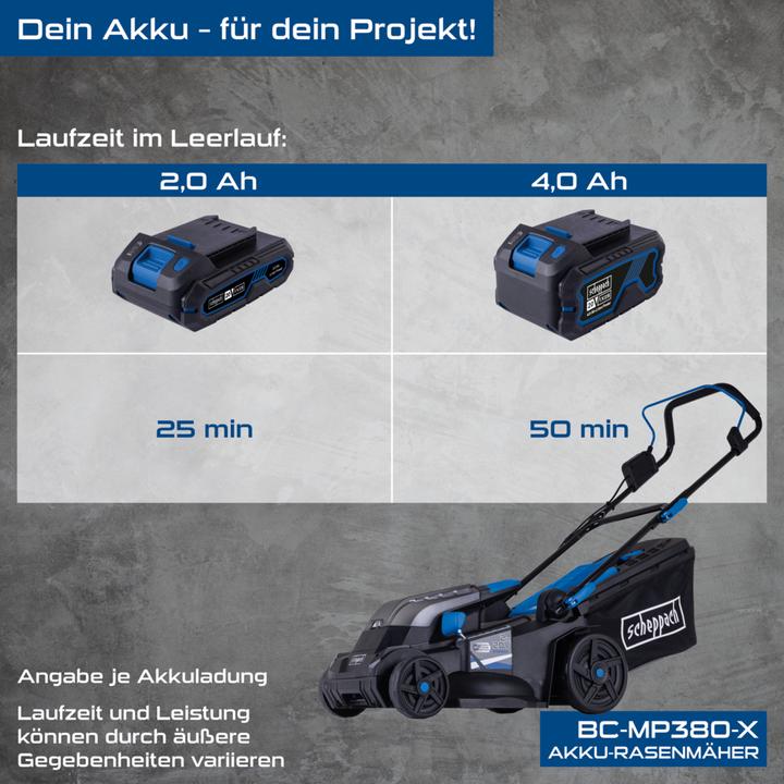 Produktbild Scheppach BC-MP380-X - Set XL2 (Akkubetrieb)
