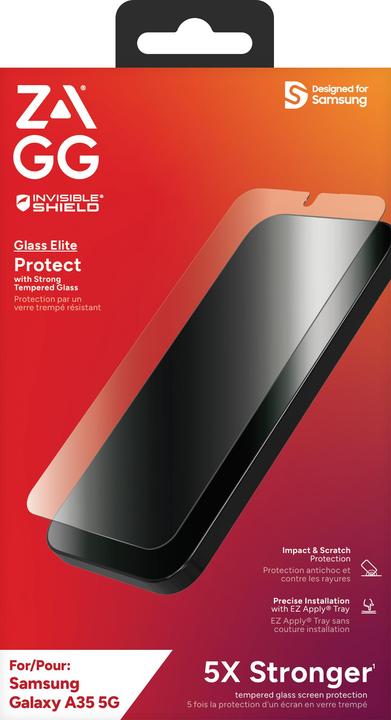 Image du produit Zagg Glass Elite (1 pièce(s), Samsung Galaxy A35)