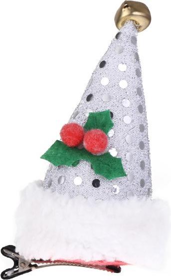Actual product image Snazzy Santa Hair clip Santa hat from