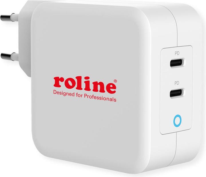 Roline USB Ladegerät 100W 2x C PD GaN (100 W)