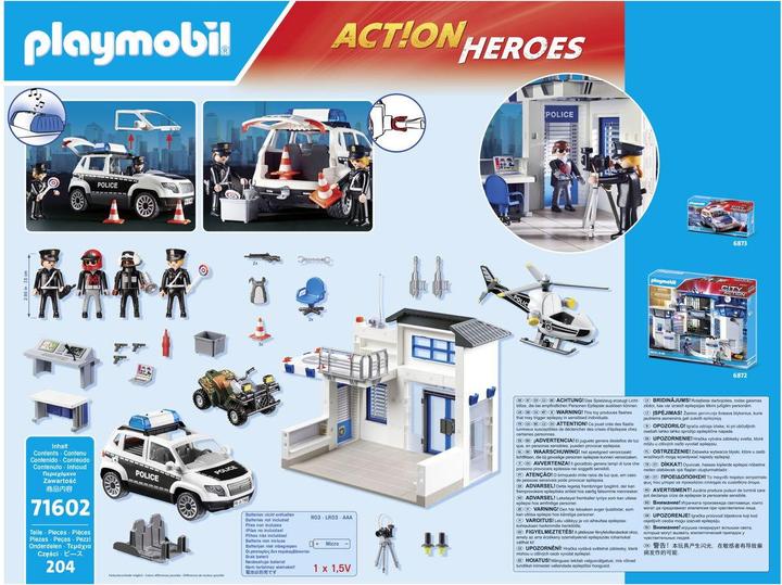 Actual product image Playmobil Police station (71602, Playmobil Action Heroes)
