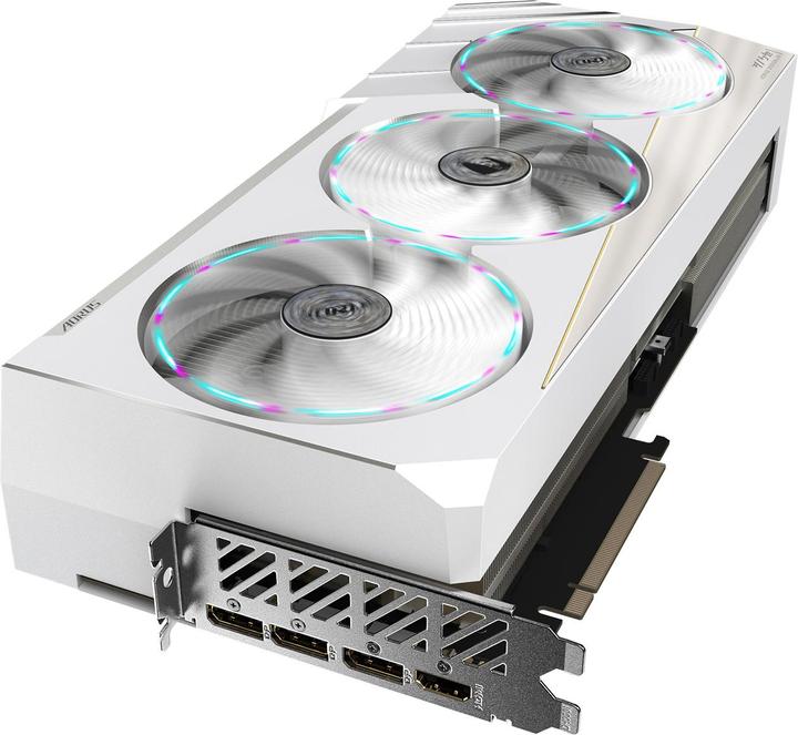 Actual product image Gigabyte AORUS GeForce RTX 4080 SUPER XTREME ICE 16GB GDDR6X HDMI 2.1a 3xDP 1.4a (16 GB)