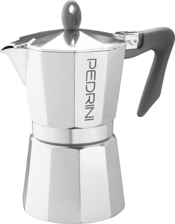 Pedrini ppl spa coffee maker, Moka for espresso, aluminium alloy EN 601, Italian (6 T.)
