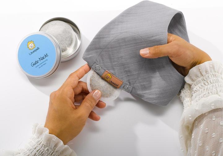 Produktbild Löwenkind Kräuterpads Dose Gute-Nacht 5 Stk.