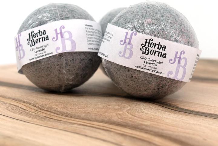 Actual product image Herba di Berna Bath ball lavender (Bath bombs)