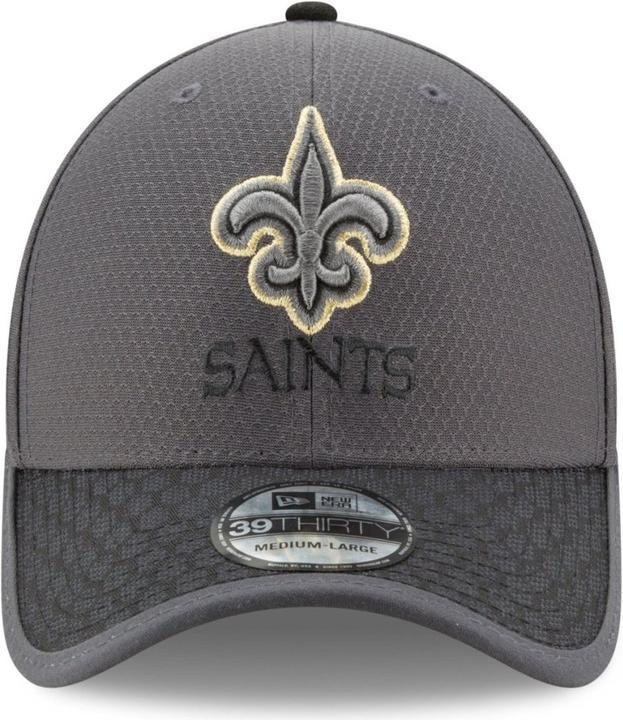 Actual product image New Era 39Thirty Cap - NFL 2017 SIDELINE New Orleans Saints (M/L)