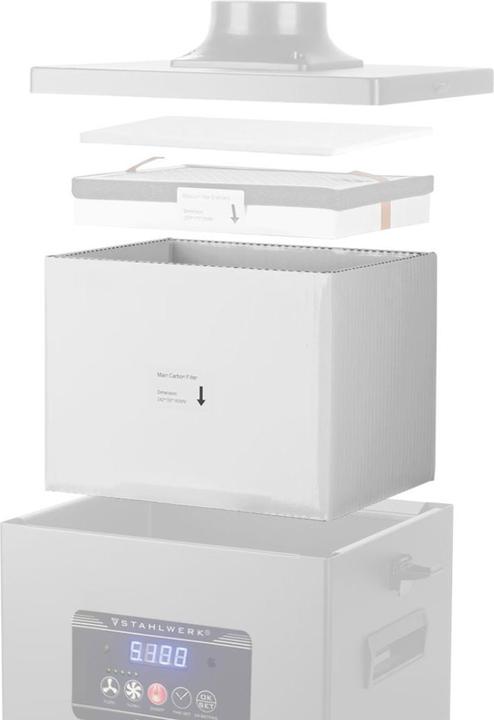 Image du produit Stahlwerk Lot de 3 préfiltres pour aspirateur de fumée FE-150 ST Filtre de remplacement