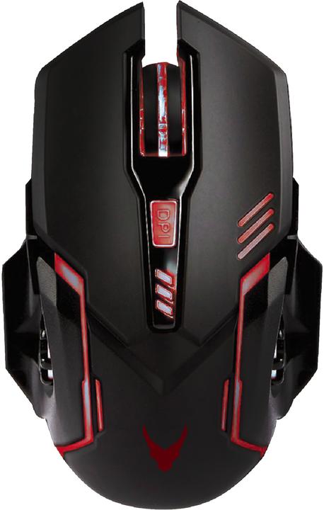 Immagine prodotto Varr Mouse USB cablato da gioco, nero (con 4 retroilluminazione a LED), DPI regolabile (800, 1200, 1600 (Cablato)