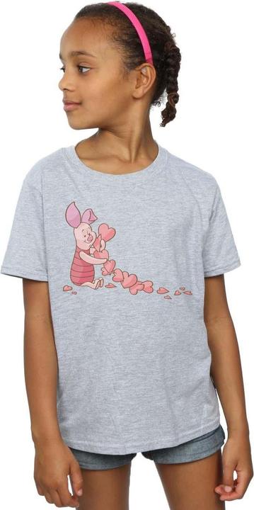 Immagine prodotto Disney Winnie The Pooh Piglet Chain Of Hearts Maglietta Ragazze (152, 158)