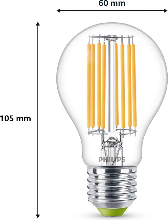 Actual product image Philips Lampe (E27, 4 W, 840 lm, 1 x, A)