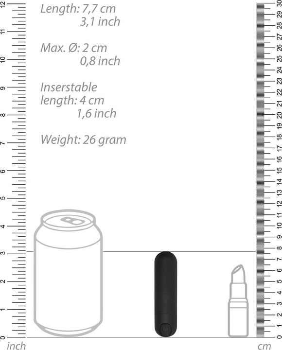 Actual product image Shots 10 Speed Rechargeable Bullet