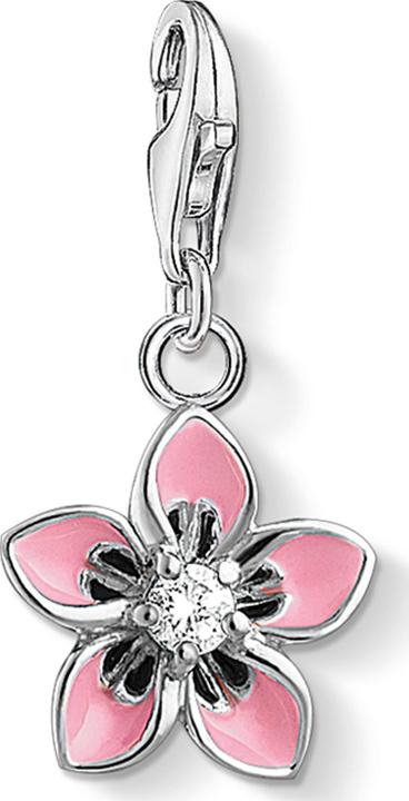 Produktbild Thomas Sabo Charm-Anhänger Rosa Blume (Silber)