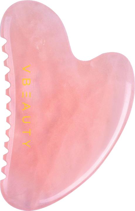 Produktbild VBEAUTY Gua Sha Mit Zähnen Massagestein Aus Rosenquarz