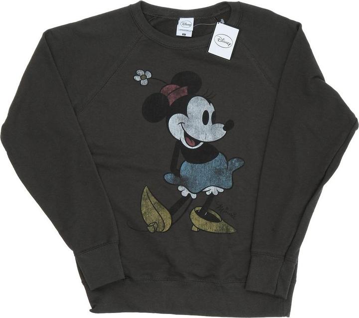 Actual product image Disney Womens/Ladies Classic Minnie Mouse Heather Sweatshirt (XXL)