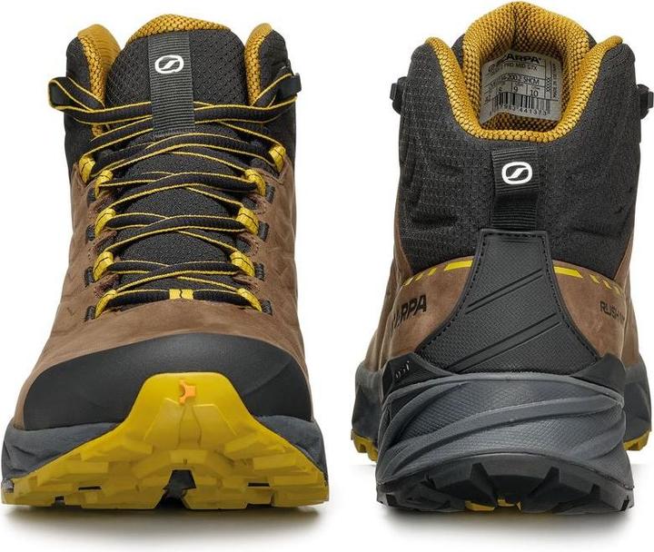 Actual product image Scarpa Rush 2 Pro Mid GTX Brown Sulphur (44.5)